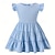 Χαμηλού Κόστους Φορέματα-Παιδιά Κοριτσίστικα Φόρεμα Συμπαγές Χρώμα Αμάνικο Πάρτι ΕΞΩΤΕΡΙΚΟΥ ΧΩΡΟΥ Causal Μοντέρνα Καθημερινά Καθημερινό Πολυεστέρας Καλοκαίρι Άνοιξη Φθινόπωρο 2-13 χρόνια Μπλε Απαλό