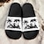 ieftine Pantofi pentru bărbați-Bărbați Papuci &amp; Flip-flops Papuci Pantofi de imprimare Casual Stiluri de Plajă Vacanță PVC Impermeabil Comfortabil Anti-Alunecare Alb Albastru Vară