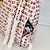 preiswerte Rucksäcke-Damen Rucksack Schultasche Schulanfang Täglich Geometrisch Nylon Hohe Kapazität Leichtgewichtig Reißverschluss Schwarz Weiß