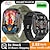 cheap Smart Wristbands-696 HBTK25 Smart Watch 2.02 inch Smart Band Fitness Bracelet Bluetooth Pedometer Call Reminder Sleep Tracker Compatible with Android iOS Men Hands-Free Calls Message Reminder IP 67 42mm Watch Case