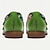 baratos Sapatos Premium para Homens-Homens Sapatos de monge Bullock Shoes Couro Couro de grão integral italiano Antiderrapante Velcro Fivela Vinho