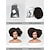 Χαμηλού Κόστους Συνθετικές Περούκες Δαντέλα-Συνθετική περούκα δαντέλλα Εκκεντρικό σγουρό Στυλ 12 inch Σκούρο Καφέ Κούρεμα καρέ 4x13 Κλείσιμο Περούκα Γυναικεία Περούκα Σκούρο καφέ Μαύρο