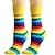 levne Karnevalové kostýmy-LGBT LGBTQ Duhová Ponožky a punčochy Dospělé Dámské Gay lesbička Pride Parade Měsíc hrdosti Plesová maškaráda Jednoduché Halloweenské kostýmy