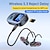 levne Bluetooth sady do auta / handsfree-Bluetooth přijímač do auta 5.0 pro potlačení hluku v autě bluetooth aux adaptér bluetooth hudební přijímač pro domácí stereo/kabelová sluchátka/handsfree volání 16 hodin výdrž baterie-černá stříbrná