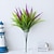 billige Kunstig blomst-5 grener kunstig halegress kunstige blomster planter realistiske kunstige vannplanter for innendørs og utendørs dekorasjon av hjemmet, hage og uteplass