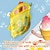 ieftine Jucării Noi-drăguț de rață desen animat extra durabil plasă lavabilă suport de depozitare jucării de baie organizator jucărie de baie pentru copii cadou de ziua de naștere