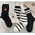 baratos meias9-5 pares de meias femininas trabalho diário feriado coração retro algodão simples clássico casual/diário meias