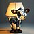 voordelige Beelden-koe tafellamp, nachtkastje lamp met usb a &amp;c-poorten, bedlampje voor woonkamer slaapkamer, slaapzaal kantoor tafellamp, cadeau voor meisjes moeder