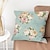preiswerte Blumen- und Pflanzenstil-Dekorativer Kissenbezug mit Vintage-Blumenmuster, 4 Stück, weicher, quadratischer Kissenbezug für Schlafzimmer, Wohnzimmer, Sofa, Couch, Stuhl