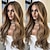 cheap Human Hair Lace Front Wigs-Remy Human Hair 13x4 Lace Front Wig Middle Part Brazilian Hair Wavy Multi-color Wig 130% 150% Density with Baby Hair Highlighted / Balayage Hair 100% Virgin Glueless For Women Long Human Hair Lace Wig