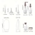 cheap Storage &amp; Organization-11pcs Travel Bottles Set For Toiletries, Empty Refillable Travel Size Containers Travel Accessories For Shampoo Conditioner Liquids Lotion Soap Body Wash, Travel Essentials