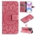 abordables Coques iPhone-téléphone Coque Pour iPhone 15 Pro Max iPhone 14 13 12 11 Pro Max Plus Mini SE Portefeuille Magnétique Protection complète du corps avec dragonne Fleur Florale TPU faux cuir