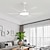 cheap Ceiling Fan Lights-Ceiling Fans with Lights 137cm LED Stepless Dimming Ceiling Fan for Home with Remote Control Downrod Mount for Children&#039;s Room Living room Bedroom