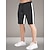 abordables Pantalones cortos de sudor-Hombre Pantalones cortos de sudor Pantalón corto Bermudas Raya lateral Cintura elástica Bolsillo con cremallera Plano Comodidad Deportes Corto Diario Carrera Gimnasia Moda Ropa Deportiva Negro Azul