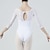 ieftine Ținute Balet-Balet Leotard / Onesie Dantelă Culoare Pură Despicare Pentru femei Performanță Antrenament Manșon Jumate Înalt Amestec Bumbac