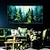 halpa Maisemataulut-mintura käsintehdyt vihreät metsäöljymaalaukset kankaalle iso seinä taidekoriste moderni abstrakti puumaisemakuva kodin sisustukseen rullattu kehyksetön venyttämätön maalaus