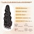 Недорогие Конские хвостики-Наращивание хвоста, 24 дюйма, черный наращивание хвоста с когтями, темно-коричневые накладные волосы, наращивание хвоста с когтями для женщин
