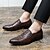 preiswerte Herrenpantoletten &amp; -slipper-Herren Loafer &amp; Slip On Abendschuhe Reptilienschuhe Wanderschuhe Geschäftlich Britischer Gentleman Hochzeit Büro &amp; Karriere Party &amp; Abend Nappaleder Komfortabel Schwarz Braun Frühling