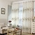 billige Gennemsigtige gardiner-et panel i landlig stil mariehøne broderede gardiner stue soveværelse spisestue arbejdsværelse