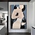 ieftine Picturi cu Oameni-pictură în ulei clasică abstractă picasso femeie decor modern living decor pictat manual pictura abstractă pe pânză artă de perete (fără cadru)