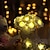 baratos Mangueiras de LED-Luzes de fadas led luzes de corda de flores plumeria proposta e luzes de confissão luzes de decoração de quarto de casamento luzes de flores de ovo corda de luz decorativa 1.5m