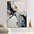 billige Abstrakte malerier-stort sort og hvidt abstrakt håndmalet oliemaleri tekstureret vægkunst moderne sort og hvidt maleri på lærred minimalistisk abstrakt maleri vægdekoration