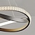 preiswerte Rundes Design-Moderne Kristall-LED-Kronleuchter für Wohnzimmer Esszimmer Schlafzimmer Haus veränderbar Gold Kreis Ring hängen Pendelleuchte