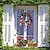 olcso Esemény- és party kellékek-Július 4. bejárati ajtó koszorú amerikai függetlenség napi koszorú dekoráció