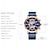 preiswerte Quarz-Uhren-MINI FOCUS Herren Quarz uhr Draussen Modisch Lässige Uhr Armbanduhr leuchtend Kalender WASSERDICHT Dekoration Stehlen Beobachten