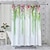 preiswerte Duschvorhänge-Wunderschöner Blumen-Duschvorhang mit Haken für das Badezimmer mit Hochzeitsszene, Scheunentor-Badezimmerdekor-Set, Polyester, wasserdicht, 12er-Pack, Kunststoffhaken