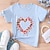 cheap Tees &amp; Blouses-Kids Girls&#039; T shirt Floral Casual Short Sleeve Crewneck Daily 7-13 Years Summer Yellow Pink Blue