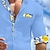 cheap Cotton Linen Shirt-Men&#039;s Shirt Linen Shirt Summer Shirt Beach Shirt Summer Hawaiian Shirt White Blue Green Long Sleeve Solid Color Fold-over Collar Spring &amp; Summer Street Daily Clothing Apparel Patchwork