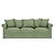 abordables IKEA Cubiertas-Funda grönlid 100% algodón, funda para sofá de 3 plazas, funda de color liso para sofá ikea