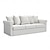 abordables IKEA Couvertures-Grönlid housse 100% coton housse de canapé 3 places housse de couleur unie pour canapé ikea