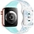 abordables correas de reloj de manzana-flor grabada Compatible con Apple Watch Correa 38mm 40mm 41mm 42mm 44mm 45mm 49mm Escabroso Hebilla de mariposa Silicona correa de repuesto para iwatch Ultra 2 Series 9 8 7 SE 6 5 4 3 2 1