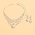 cheap Necklaces-Pendant Necklace Imitation Diamond Women&#039;s Cute Romantic Geometrical Cute Drops irregular Necklace For Christmas Daily