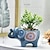 levne Vázy a košíky-roztomilý sloní sukulentní květináč (hrnec není součástí odtokové misky) keramická nádoba na květiny kaktusů držák na bonsaje zvířat pro pokojové rostliny