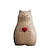 お買い得  パティオの装飾-猫の像 花瓶 手作り 模造木 装飾 モダン ミニマリスト ハート 花瓶 背の高い 家庭用 テーブル 棚 リビングルーム オフィス用