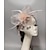 baratos Chapéus e Fascinators-Fascinadores Chapéu Peça para Cabeça Rede Chapéu Véu Casamento Dia da Mulher Com Floral Fru-Fru Capacete Chapéu