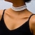 baratos Colares-colares em camadas Pérola Mulheres Elegante Moda Multi Camadas Fofo Formato Circular Colar Para Casamento Festa Baile de Formatura