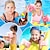 abordables fête d&#039;été hawaïenne-Flotteurs de bras de natation pour enfants, brassards de natation gonflables, manches flottantes, anneaux flottants pour tout-petits garçons et filles