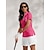 お買い得  デザイナーコレクション-女性用 ポロシャツ ピンク 半袖 トップス レディース ゴルフウェア ウェア アウトフィット ウェア アパレル