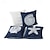 baratos Fronhas de Almofadas de Decoração-Capa de almofada decorativa de oceano bordado, 1 peça, capa de almofada quadrada macia, fronha para quarto, sala de estar, sofá, cadeira