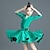 Χαμηλού Κόστους Latin Ρούχα Χορού-Λάτιν Χοροί Παιδικά Ρούχα Χορού Φόρεμα Καθαρό Χρώμα Κόψιμο Κοριτσίστικα Επίδοση Εκπαίδευση Μισό μανίκι Ψηλό Πολυεστέρας