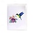 ieftine Evenimente de evenimente și petreceri-pasăre colibri albastru artizanal felicitare 3d cadou de ziua mamei cadou de sculptură de hârtie realizată manual excelent, ideal pentru zile de naștere și nu numai
