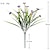 billiga Artificiell Blomma-10 grenar konstgjorda blommor och vattengräs: naturtrogna välståndsblommor i plast, sidentryckta dekorativa rekvisita för heminredning och evenemang