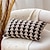 cheap Textured Throw Pillows-1 pcs Polyester Pillow Cover, Animal Plaid Square Traditional Classic