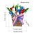levne Event &amp; Party Supplies-Den nezávislosti tulipánová nástěnná dekorace - vlastenecká červená, bílá a modrá americká vlajka květinová výzdoba pro pamětní den / 4. července