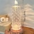 cheap Decorative Lights-1pc LED Electronic Simulation Candle Lamp Eid Al-fitr Birthday and Wedding Candle Venue Layout Rose Pattern Refractive Prop Gift