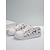 billige Flade sko til kvinder-Dame Kondisko Fladsko Slip-Ons Plus størrelse Canvassko Daglig Leopard Flade hæle Rund Tå Afslappet Klassisk Gang Kanvas Hjemmesko Sort Hvid Lys Rød